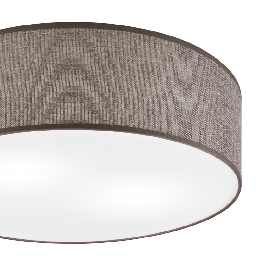 Griestu lampa SIRJA 2xE27/15W/230V Ø 45 cm brūna