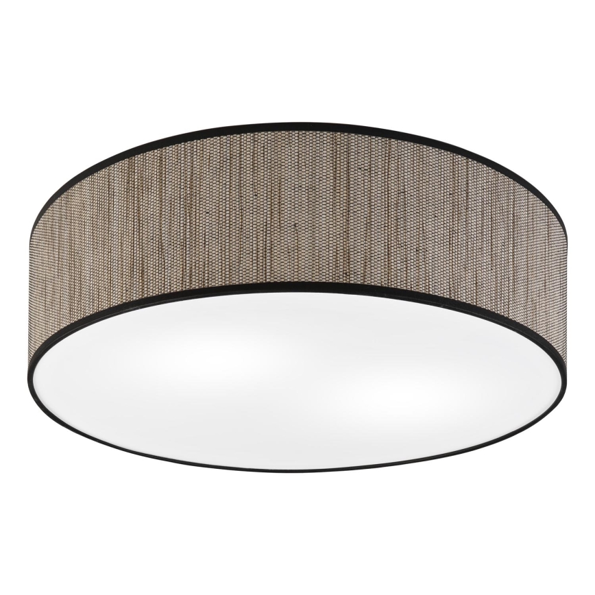 Griestu lampa SIRJA 2xE27/15W/230V Ø 45 cm brūna