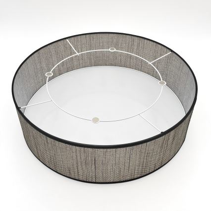 Griestu lampa SIRJA 2xE27/15W/230V Ø 45 cm brūna