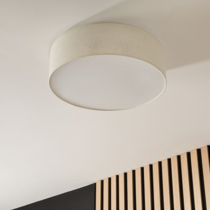 Griestu lampa SIRJA 2xE27/15W/230V Ø 45 cm krēmkrāsā