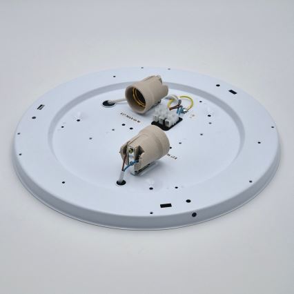 Griestu lampa SIRJA 2xE27/15W/230V Ø 45 cm krēmkrāsā