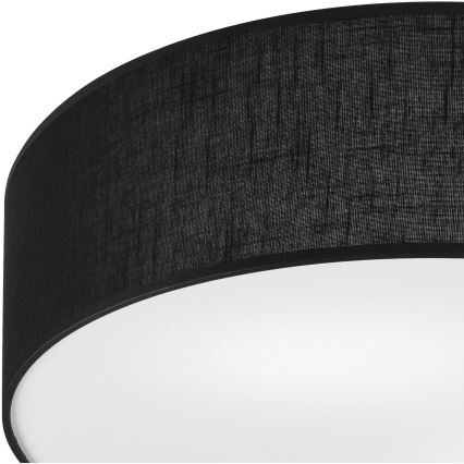 Griestu lampa SIRJA 2xE27/15W/230V Ø45 cm melna