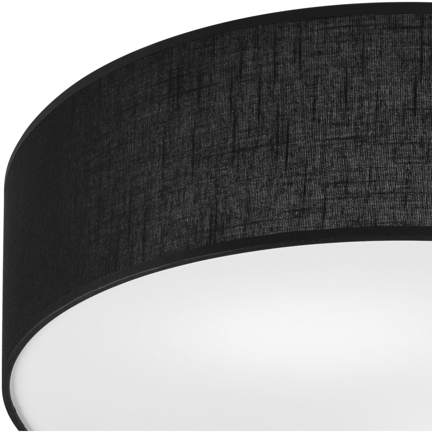 Griestu lampa SIRJA 2xE27/15W/230V Ø45 cm melna