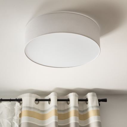 Griestu lampa SIRJA 2xE27/60W/230V d. 45 cm balta