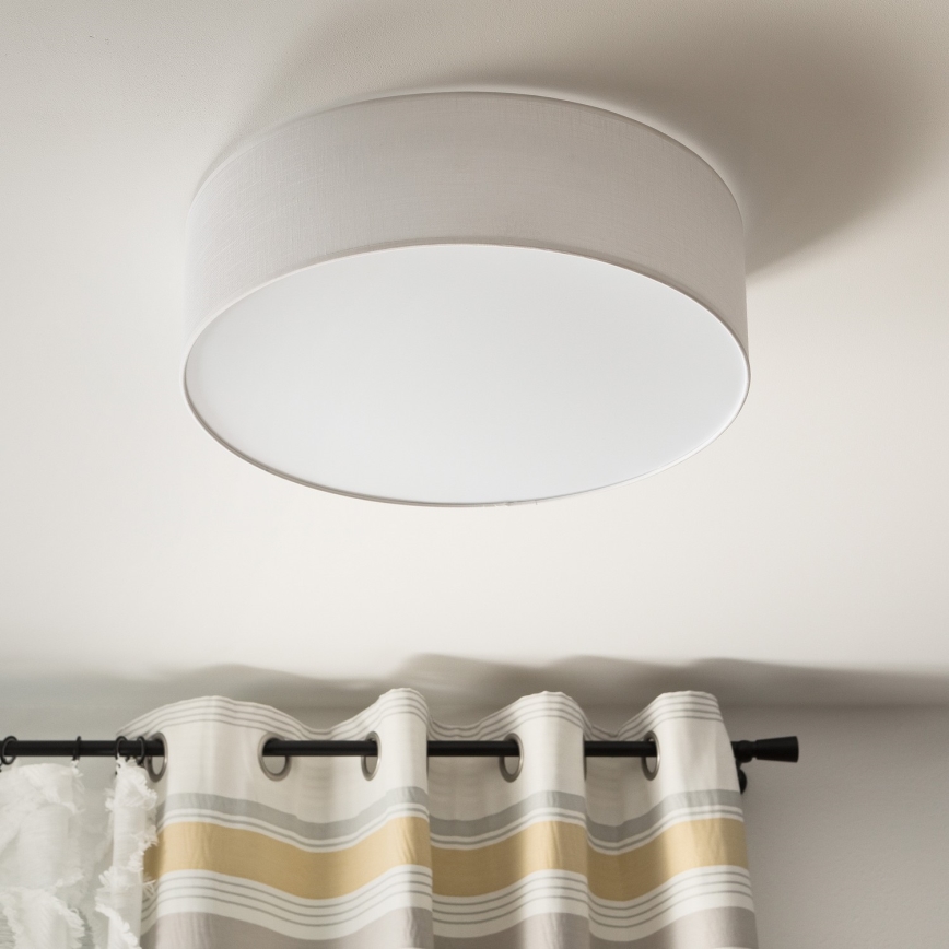 Griestu lampa SIRJA 2xE27/60W/230V d. 45 cm balta