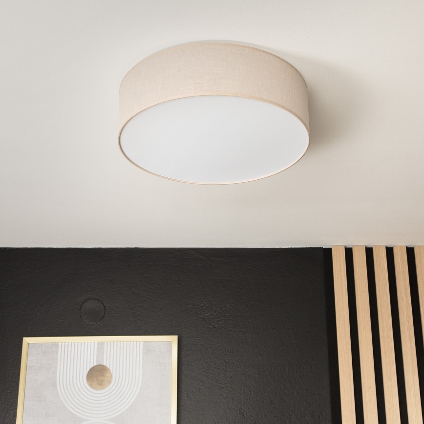 Griestu lampa SIRJA 2xE27/60W/230V d. 45 cm bēša