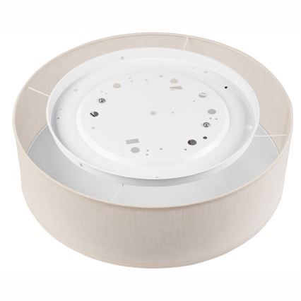 Griestu lampa SIRJA 2xE27/60W/230V d. 45 cm krēmkrāsa