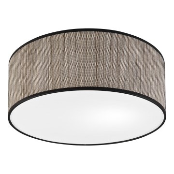 Griestu lampa SIRJA 2×E27/15W/230V, Ø 35 cm, brūna