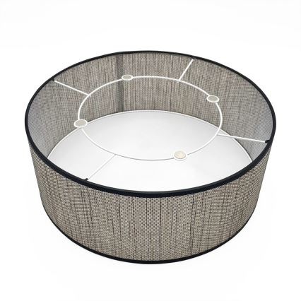 Griestu lampa SIRJA 2×E27/15W/230V, Ø 35 cm, brūna