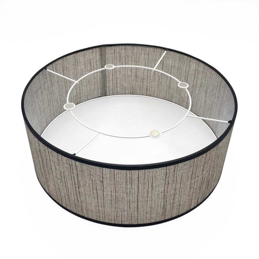 Griestu lampa SIRJA 2×E27/15W/230V, Ø 35 cm, brūna
