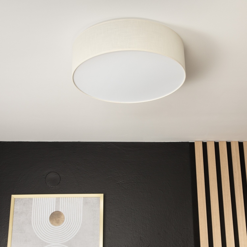 Griestu lampa SIRJA DOUBLE 4xE27/15W/230V d. 45 cm krēmkrāsa