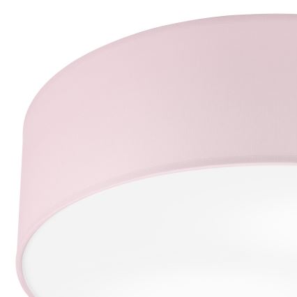 Griestu lampa SIRJA PASTEL 2xE27/15W/230V Ø 45 cm rozā