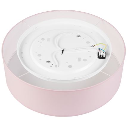 Griestu lampa SIRJA PASTEL 2xE27/15W/230V Ø 45 cm rozā
