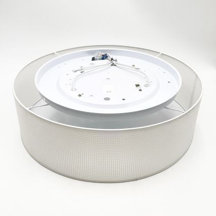 Griestu lampa SIRJA PLISADO 4xE27/15W/230V Ø 45 cm balta