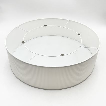 Griestu lampa SIRJA PLISADO 4xE27/15W/230V Ø 45 cm balta