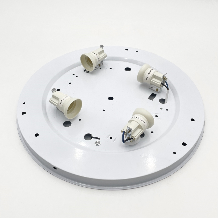 Griestu lampa SIRJA PLISADO 4xE27/15W/230V Ø 45 cm balta