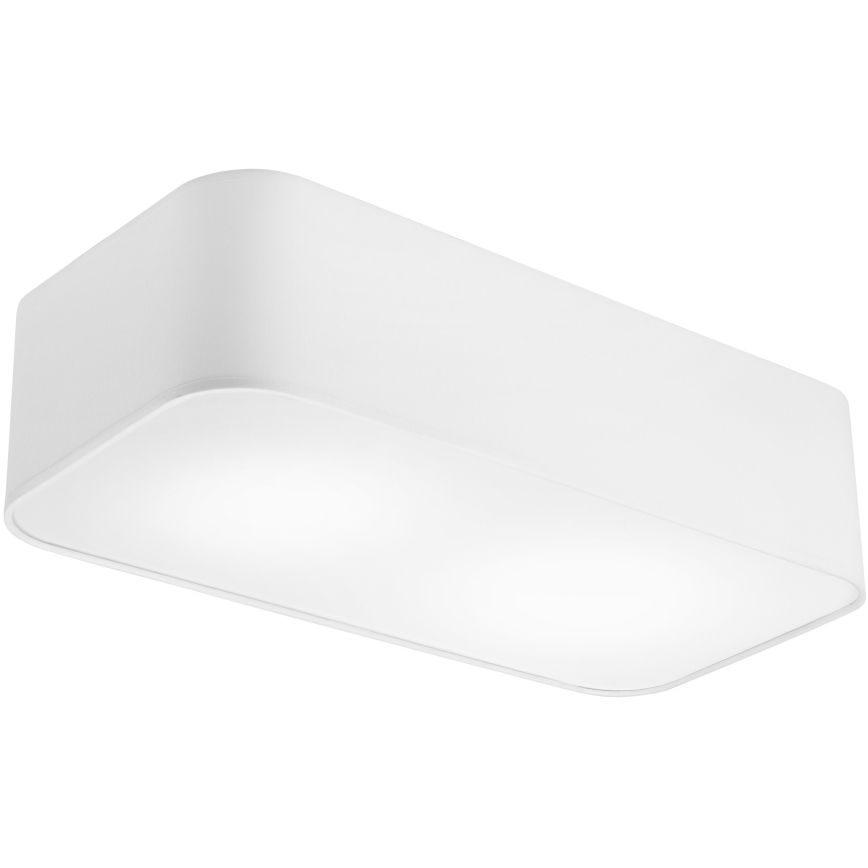 Griestu lampa SIRJA SQUARE 2xE27/15W/230V balta