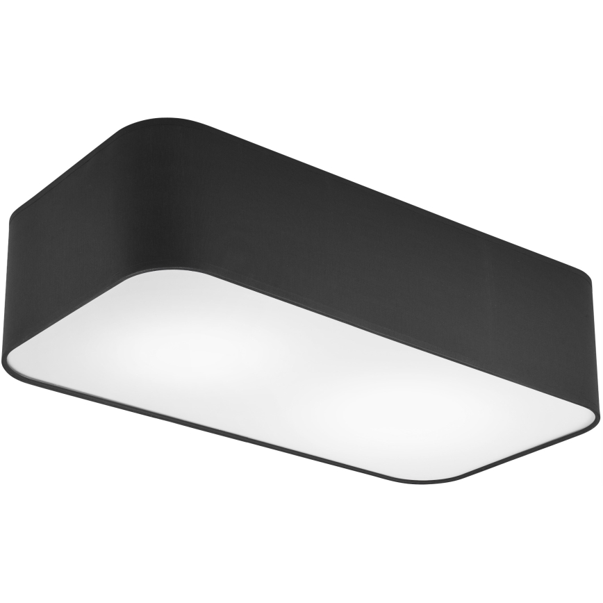Griestu lampa SIRJA SQUARE 2xE27/15W/230V melna