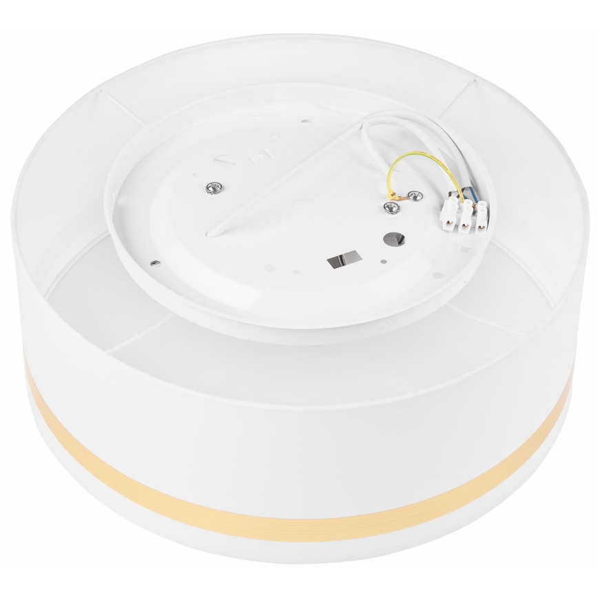 Griestu lampa SIRJA STRIPE 2xE27/15W/230V d. 35 cm balta