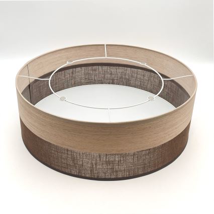 Griestu lampa SIRJA WOOD 2xE27/15W/230V d. 45 cm brūna/ozols