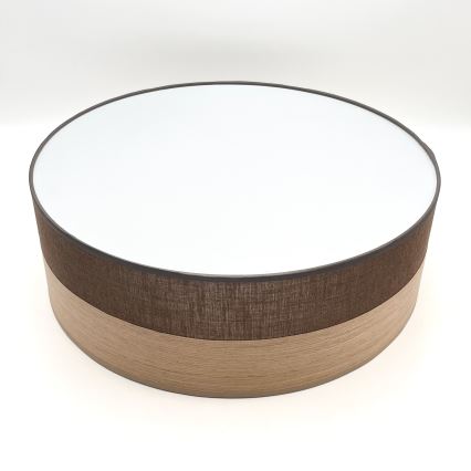 Griestu lampa SIRJA WOOD 2xE27/15W/230V d. 45 cm brūna/ozols
