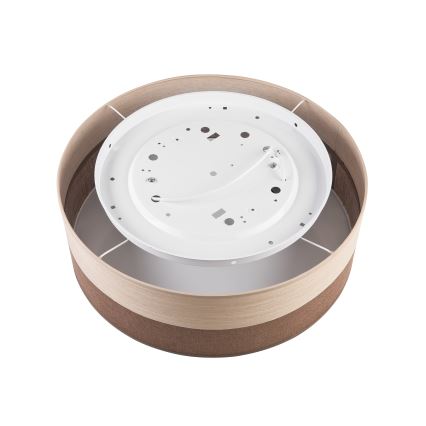 Griestu lampa SIRJA WOOD 2xE27/15W/230V d. 45 cm brūna/ozols
