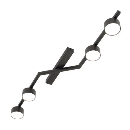 Griestu lampa SKAN 4xGX53/12W/230V melna