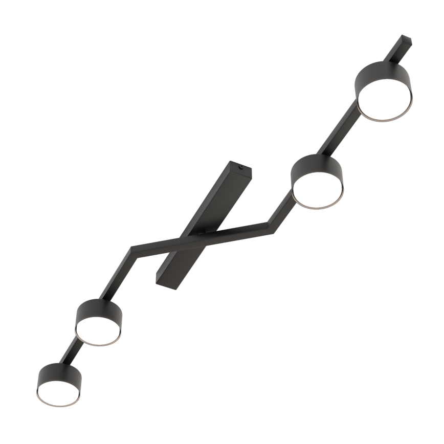 Griestu lampa SKAN 4xGX53/12W/230V melna