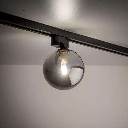 Griestu lampa 1 fāzes sliežu sistēmai TRACER 1xG9/8W/230V melna/dūmakains melna