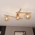 Griestu lampa SMART 3xE14/10W/230V bēša/dūmakaina bēša