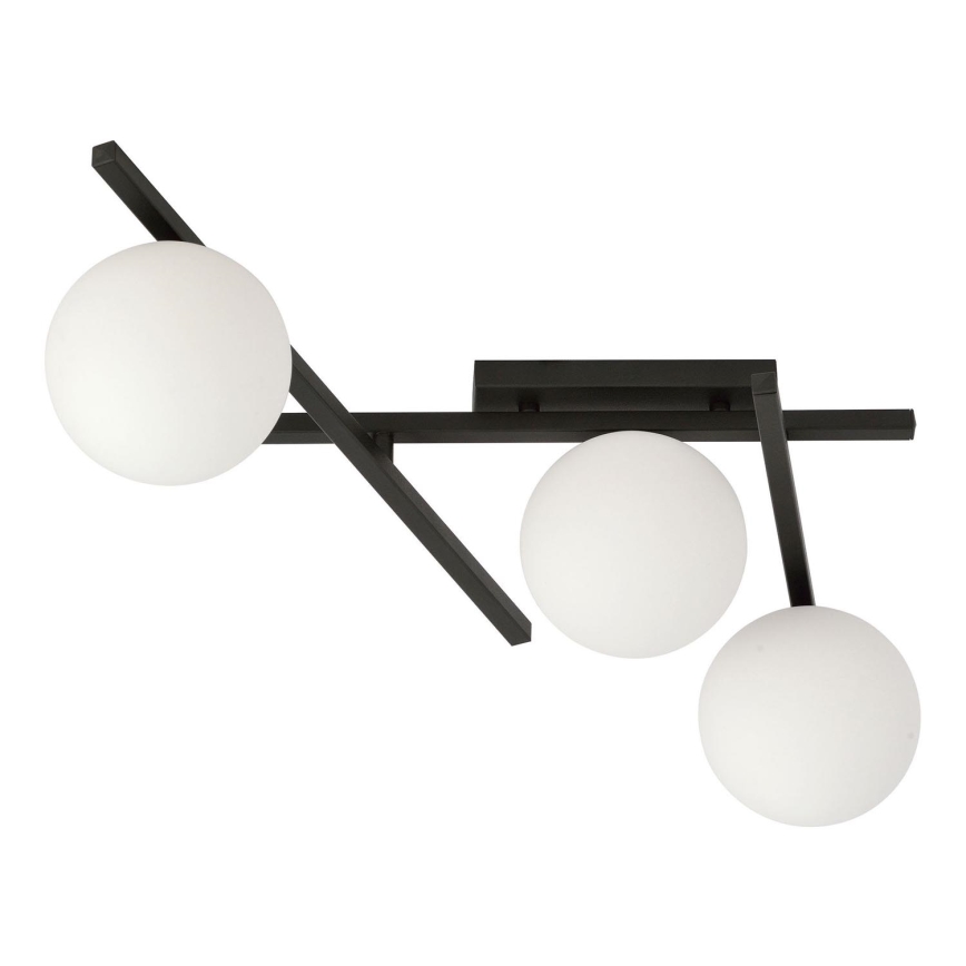 Griestu lampa SMART 3xE14/10W/230V melna/balta