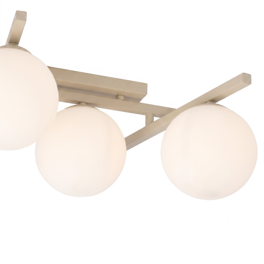 Griestu lampa SMART 4xE14/10W/230V bēša/balta