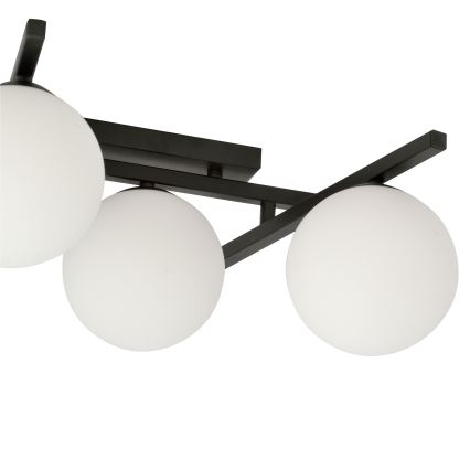 Griestu lampa SMART 4xE14/10W/230V melna/balta