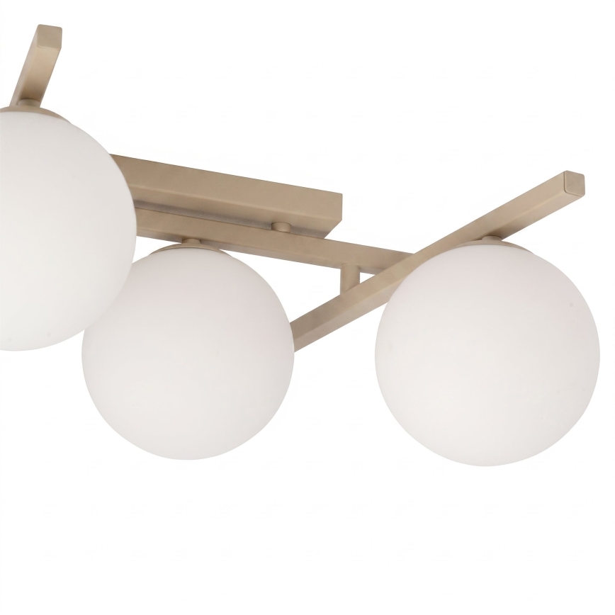 Griestu lampa SMART 5xE14/10W/230V bēša/balta