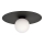 Griestu lampa SOLAR 1xE14/10W/230V melna/balta