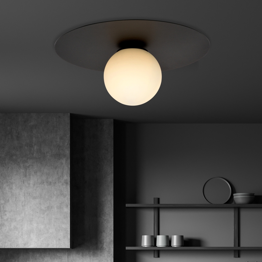Griestu lampa SOLAR 1xE14/10W/230V melna/balta