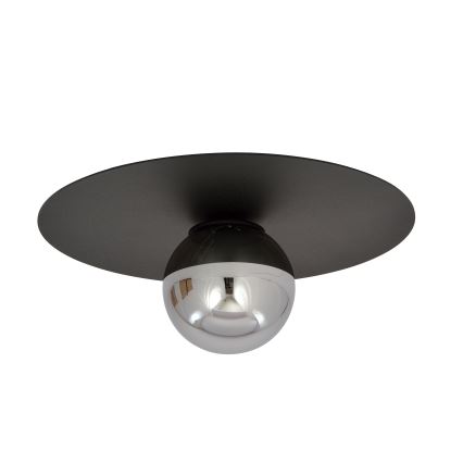Griestu lampa SOLAR 1xE14/10W/230V melna/pelēka