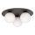 Griestu lampa SOLAR 3xE14/10W/230V melna/balta