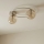Griestu lampa SOPRA 2xE14/10W/230V bēša/dūmota bēša