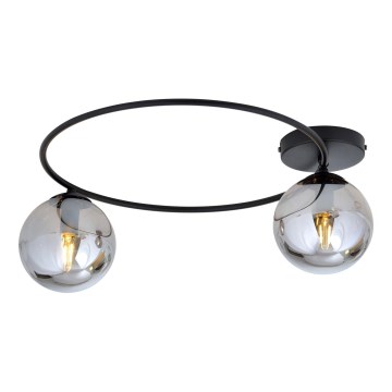 Griestu lampa SOPRA 2xE14/10W/230V melna