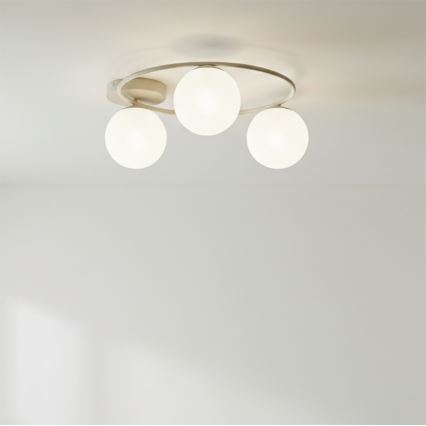 Griestu lampa SOPRA 3xE14/10W/230V bēša/balta