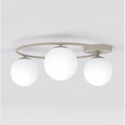 Griestu lampa SOPRA 3xE14/10W/230V bēša/balta