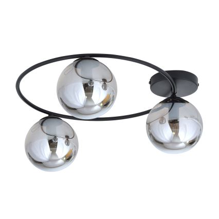 Griestu lampa SOPRA 3xE14/10W/230V melna
