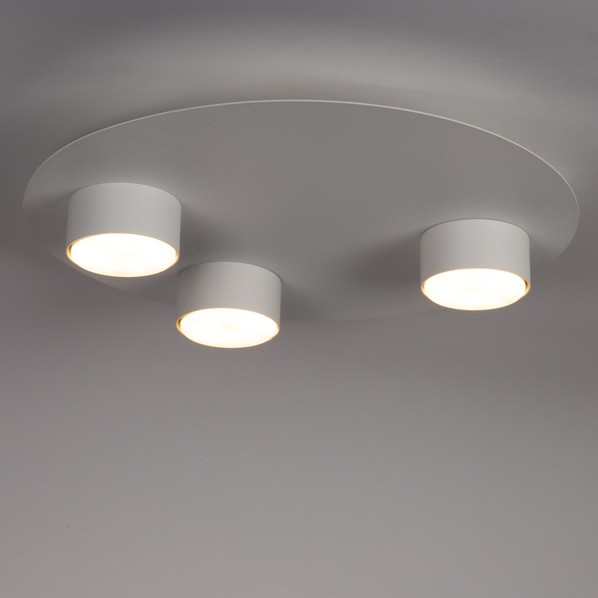 Griestu lampa STAR 3xGX53/12W/230V balta