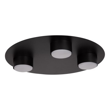 Griestu lampa STAR 3xGX53/12W/230V melna