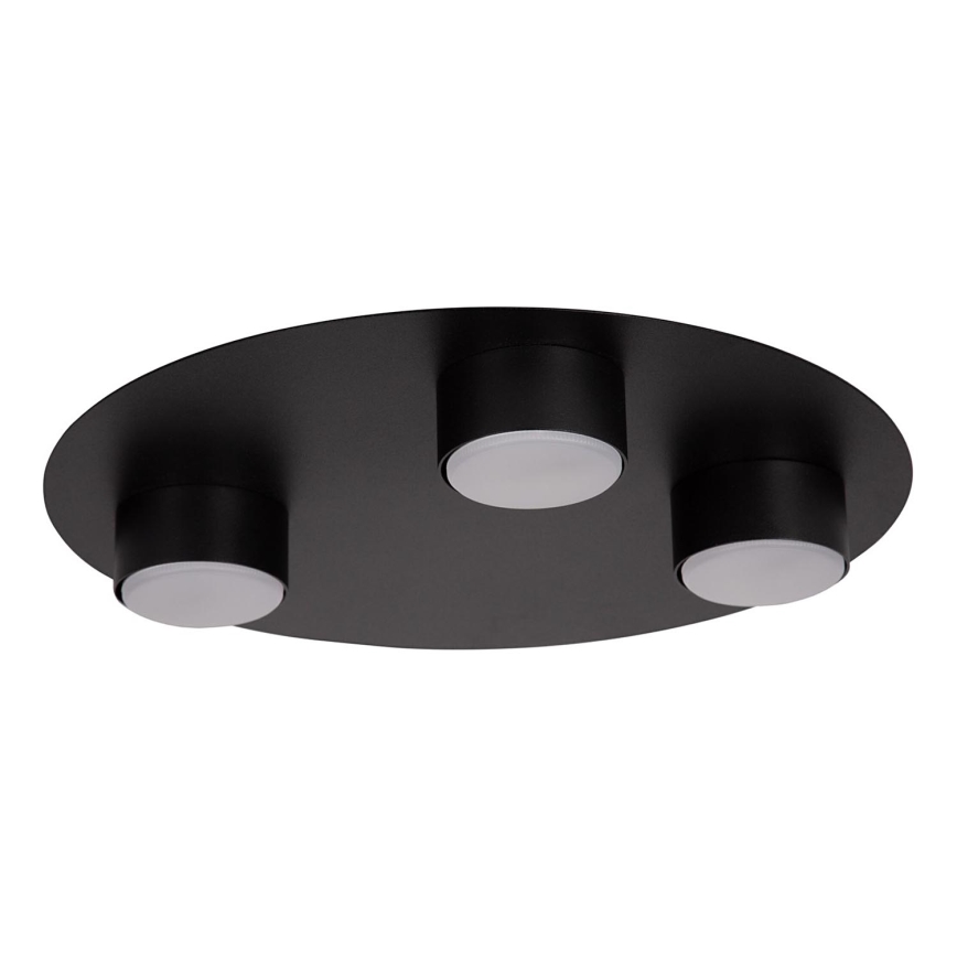 Griestu lampa STAR 3xGX53/12W/230V melna