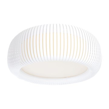 Griestu lampa STRIPES 2xE27/40W/230V diametrs 55 cm balta/krēmkrāsaina