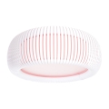 Griestu lampa STRIPES 2xE27/40W/230V Ø 55 cm balta/rozā