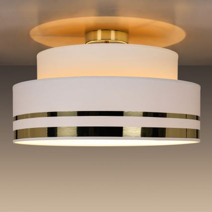 Griestu lampa TAMI 1xE27/60W/230V krēmkrāsa/zelta