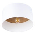 Griestu lampa TELESTO 1xE27/15W/230V d. 35 cm balta/bēša